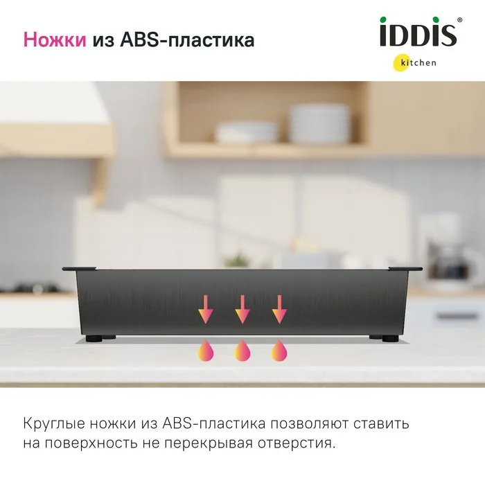Коландер IDDIS Kitchen Line KOL23GMi59 для моек, графит Sancos — официальный сайт