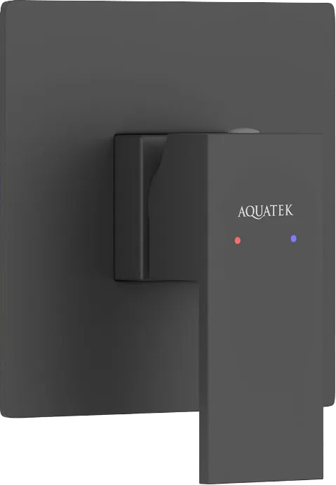 Встраиваемый смеситель AQUATEK Либра AQ1666MB С ВНУТРЕННЕЙ ЧАСТЬЮ, матовый черный Sancos — официальный сайт