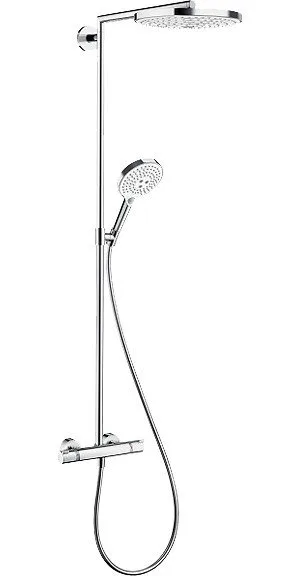 Душевая стойка Hansgrohe Raindance Select S 240 2jet 27129400, Showerpipe Sancos — официальный сайт
