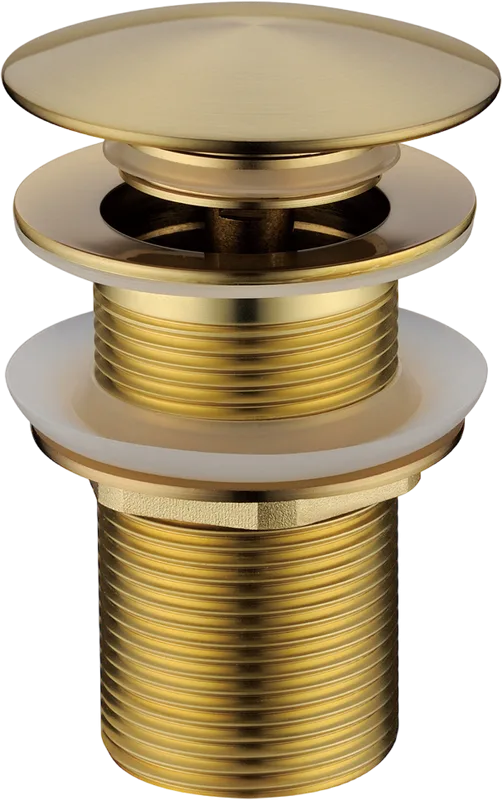 Донный клапан для раковины Boheme 612-MG matt gold, click-clack Sancos — официальный сайт