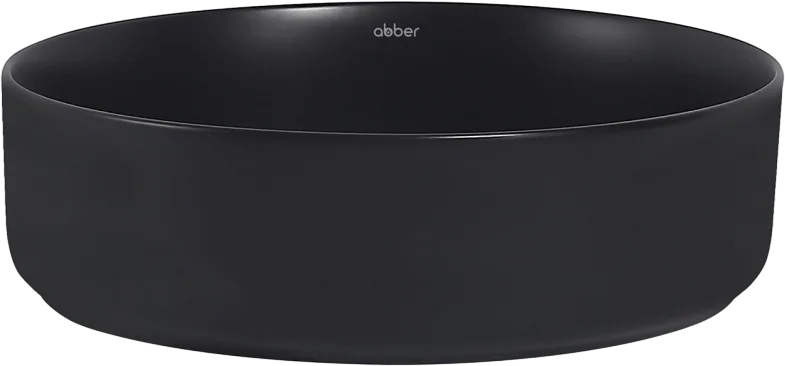 Накладная раковина Abber Bequem AC2109MB матовая черная Sancos — официальный сайт