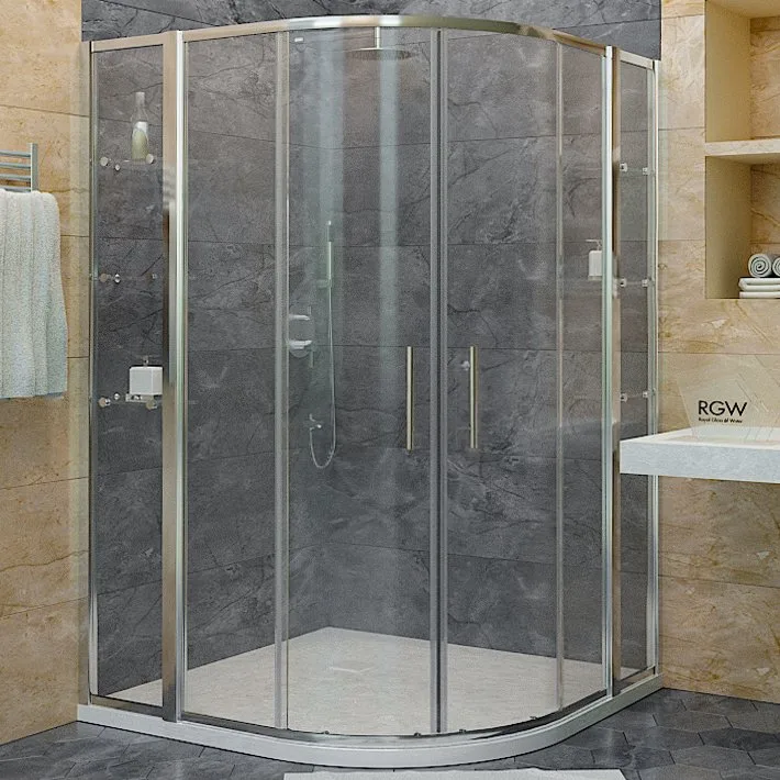 Душевой уголок RGW Hotel HO-512 130x130 см с полками Sancos — официальный сайт
