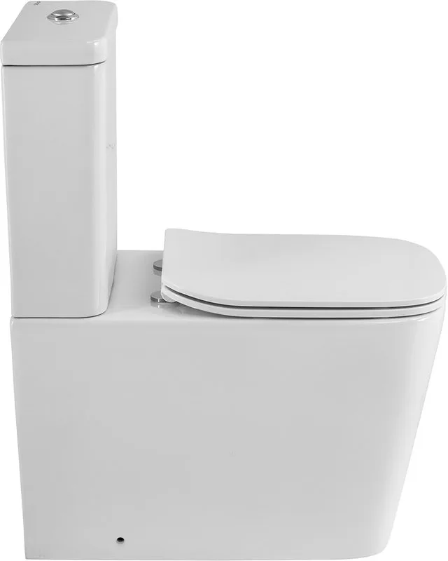 Унитаз-компакт напольный BelBagno Albano BB120CPR безободковый, сиденье BB903SC с микролифтом Sancos — официальный сайт