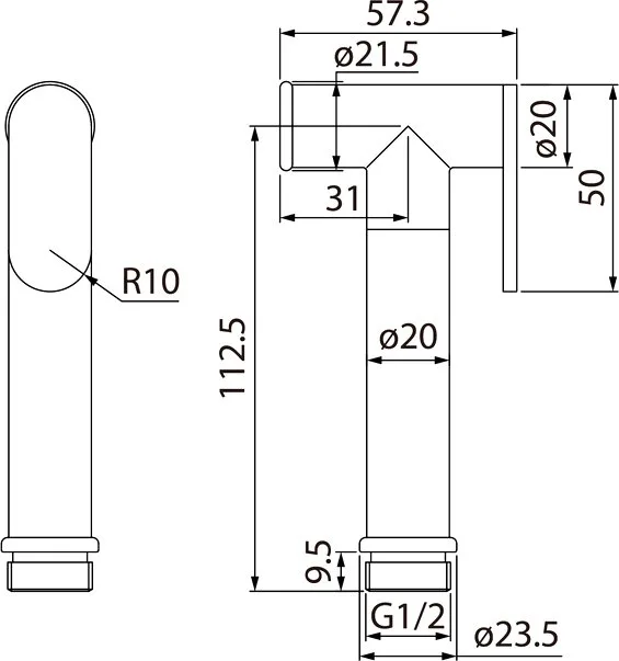 Гигиенический душ IDDIS Bidet Hand Shower 020BBLGi20 черный Sancos — официальный сайт