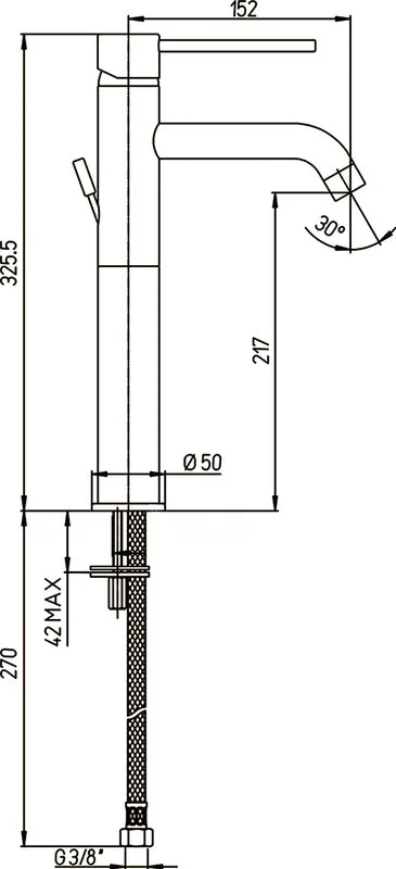 Смеситель для раковины Paini Cox 78CR205LLFTLMKM Sancos — официальный сайт