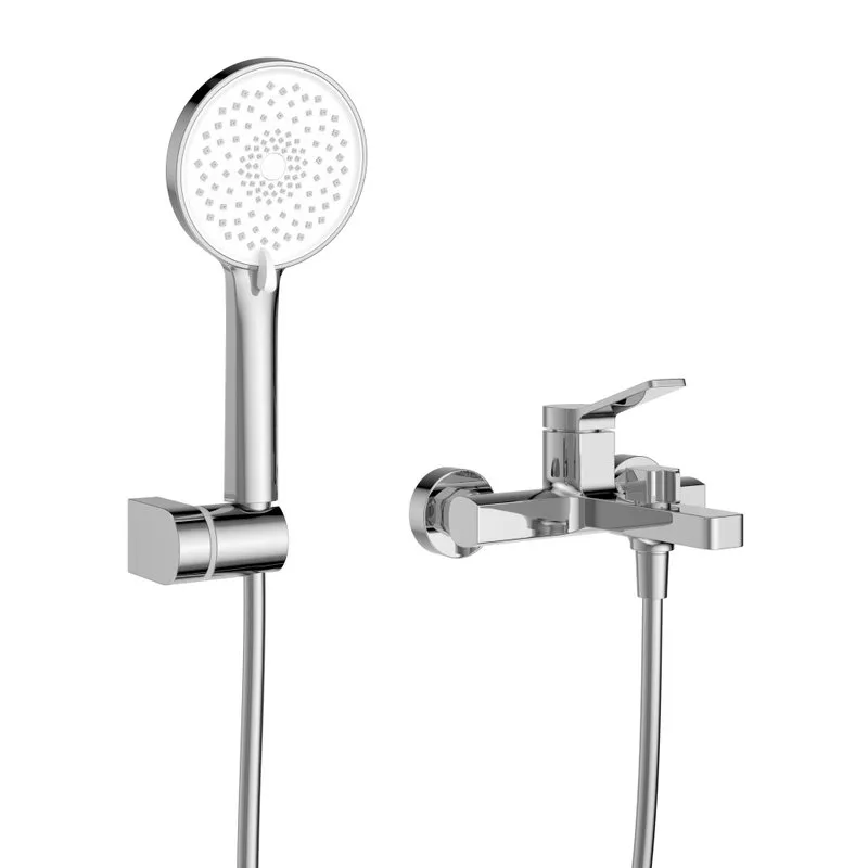 Смеситель для ванны с душем BelBagno Albano ALBANO-VASM-CRM, хром Sancos — официальный сайт