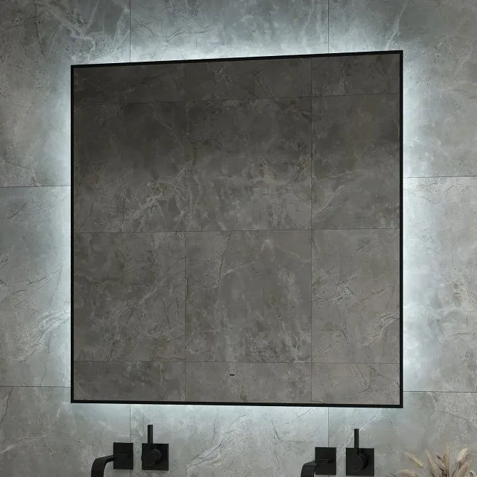 Зеркало Art&Max Sorrento 100х100 с LED-подсветкой, 6000К Sancos — официальный сайт