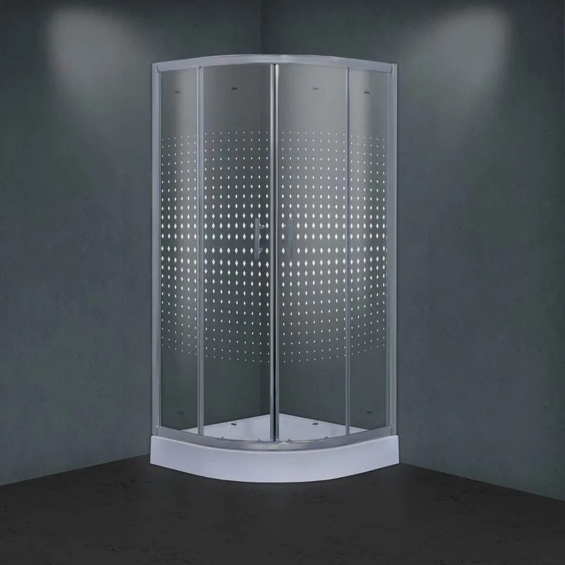Душевой уголок Timo TL-1101R Romb Glass с поддоном Sancos — официальный сайт