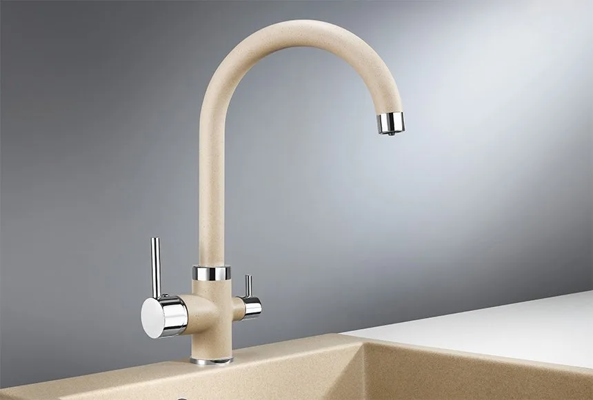 Смеситель для кухни Granula 2168, песок Sancos — официальный сайт