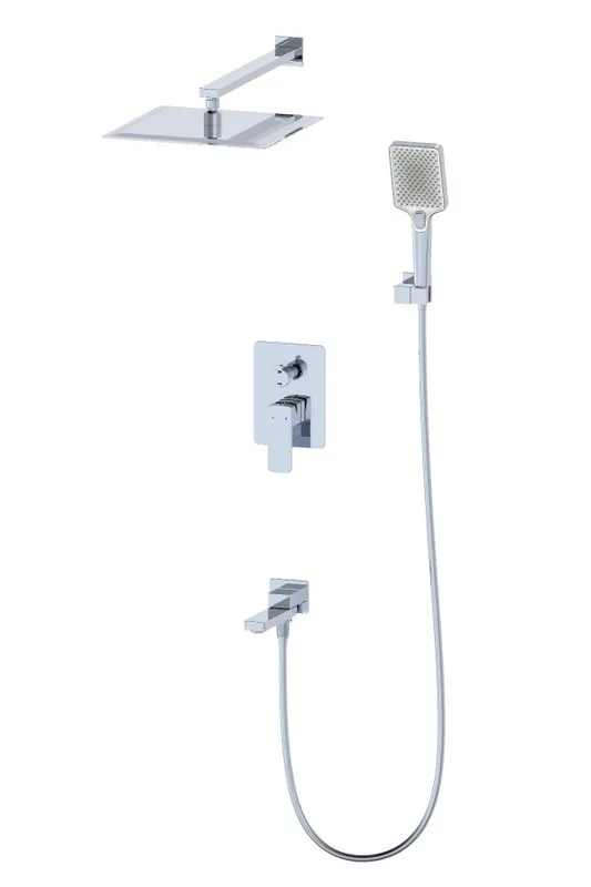 Душевой комплект Wonzon & Woghand WW-88939003-CR, С ВНУТРЕННЕЙ ЧАСТЬЮ, хром Sancos — официальный сайт