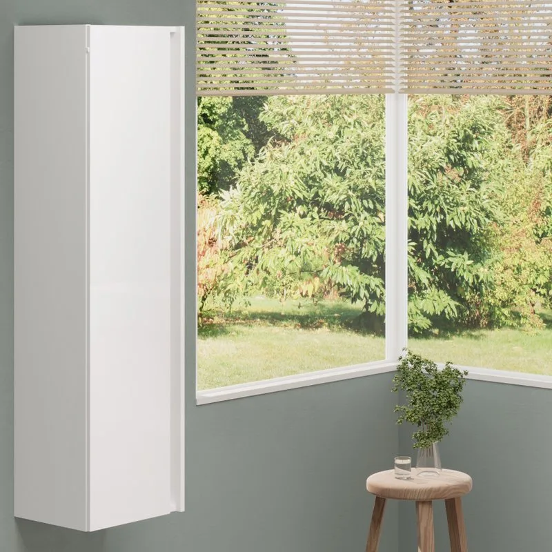 Шкаф-пенал для ванной VitrA Nuo 35 глянцевый белый Sancos — официальный сайт