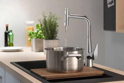 Смеситель для кухни Hansgrohe Talis Select M51 72823000 хром Sancos — официальный сайт