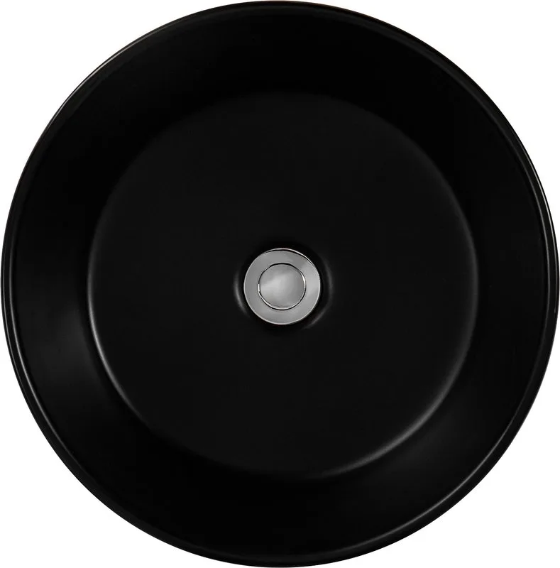 Накладная раковина AQUATEK AQ5118-MB матовая черная Sancos — официальный сайт