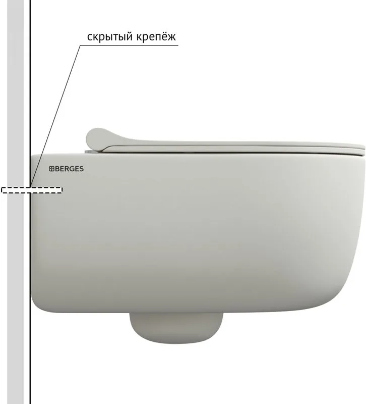 Унитаз подвесной Berges Ego XL Rimless 082228 Sancos — официальный сайт