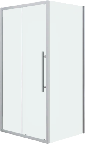 Душевой уголок Esbano Flex ESF-108PS-C 100х80 см, профиль хром, стекло прозрачное Sancos — официальный сайт