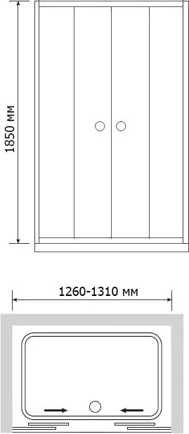 Душевой уголок RGW Classic CL-10+80 см (126-131)x80x185 профиль хром, стекло прозрачное Sancos — официальный сайт