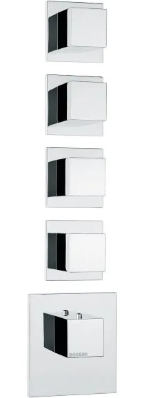 Термостатический смеситель встраиваемый Bossini Outlets Z032208.030 для ванны с душем, хром Sancos — официальный сайт