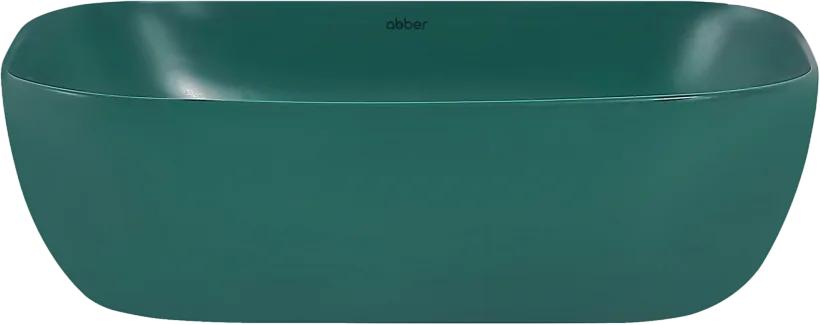 Накладная раковина Abber Rechteck AC2200MBG матовая темно-зеленая Sancos — официальный сайт
