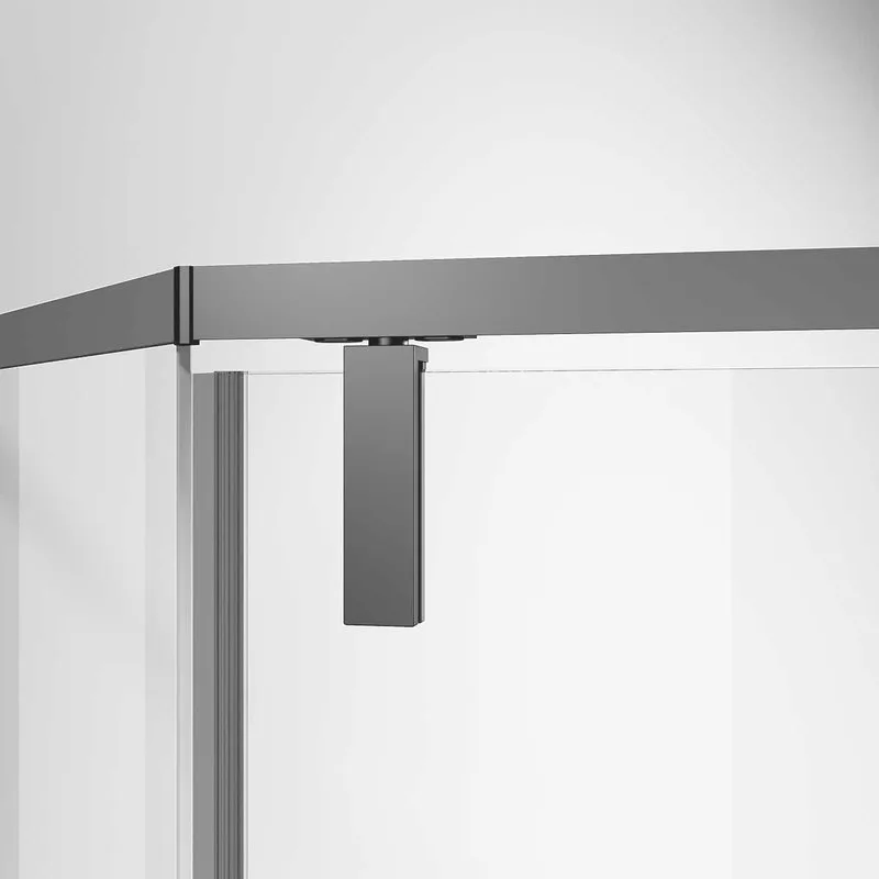 Душевой уголок Vincea Slim-N VSP-4SN900CLGM 90х90, профиль вороненая сталь, стекло прозрачное Sancos — официальный сайт