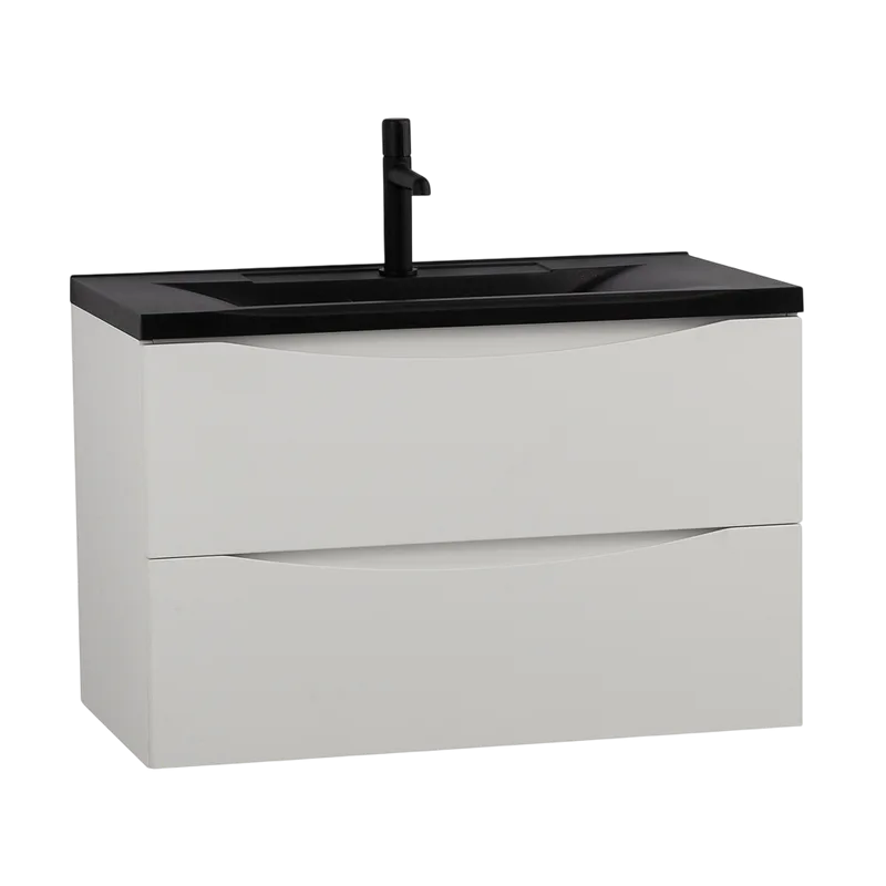 Тумба под раковину без столешницы BelBagno Marino 80 bianco lucido, подвесная Sancos — официальный сайт