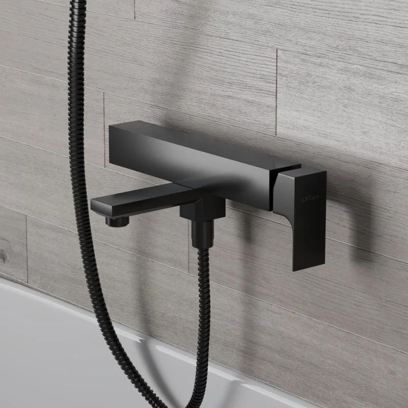 Смеситель для ванны с душем Paini Grazia 21PZ111, черный матовый Sancos — официальный сайт