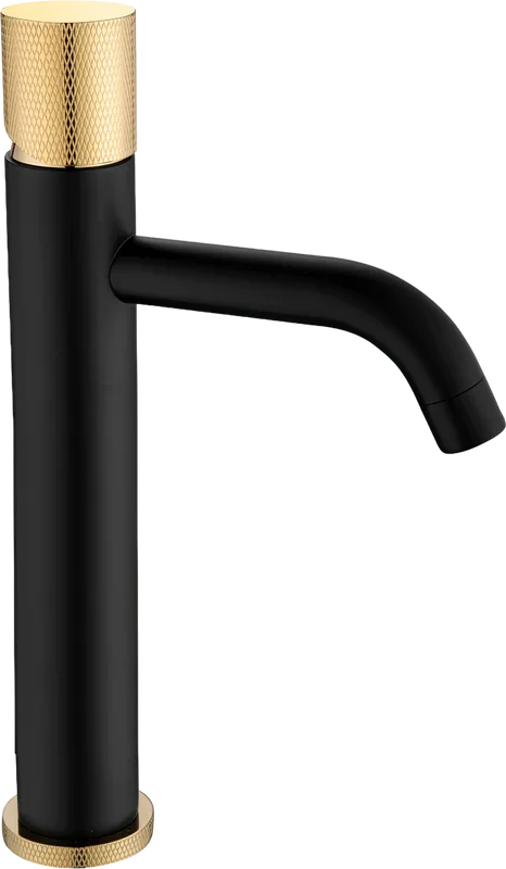 Смеситель для раковины Boheme Stick 122-BG.2 black touch gold Sancos — официальный сайт
