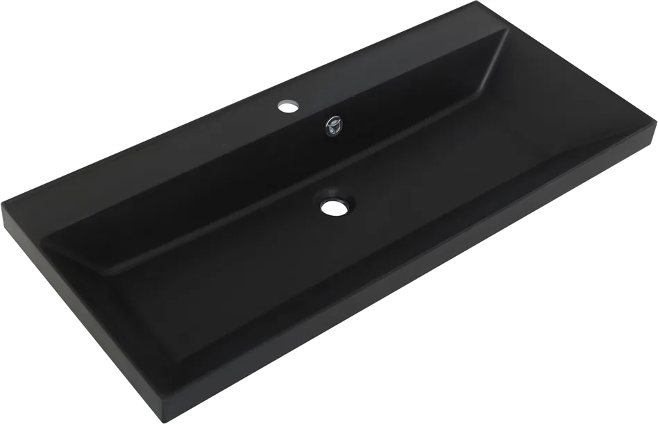 Мебельная раковина BelBagno BB1000/450-LV-ART-AST-NERO черная матовая Sancos — официальный сайт
