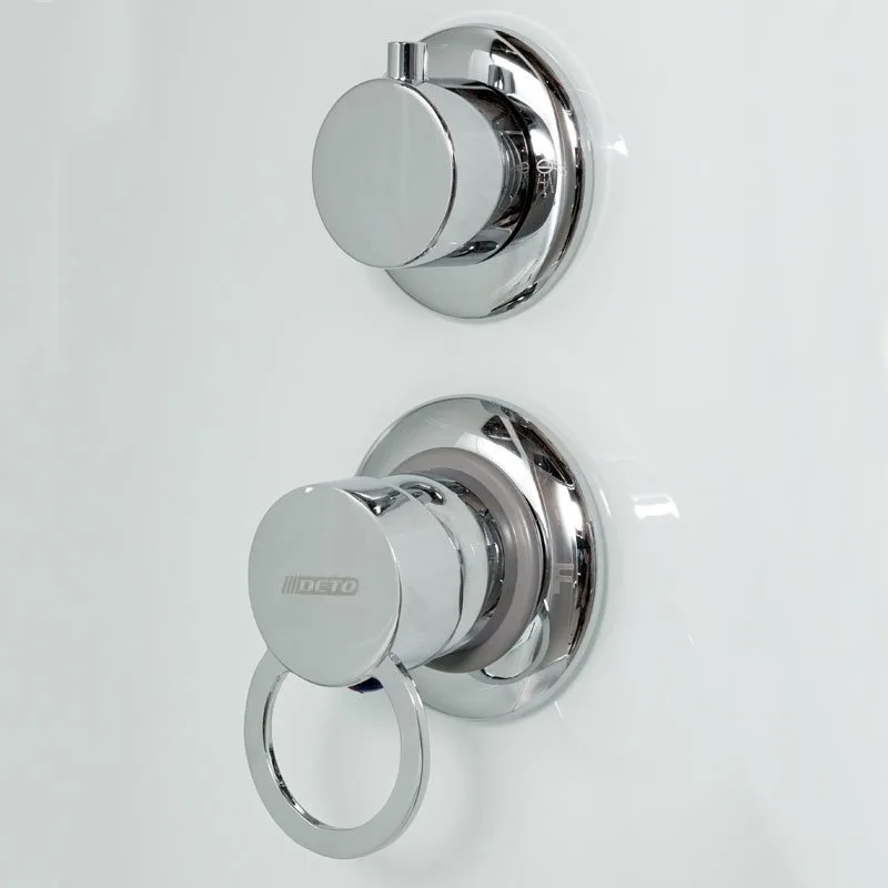 Душевая кабина DTO D102SR 120х80, с электрикой, профиль хром, стекло матовое Sancos — официальный сайт