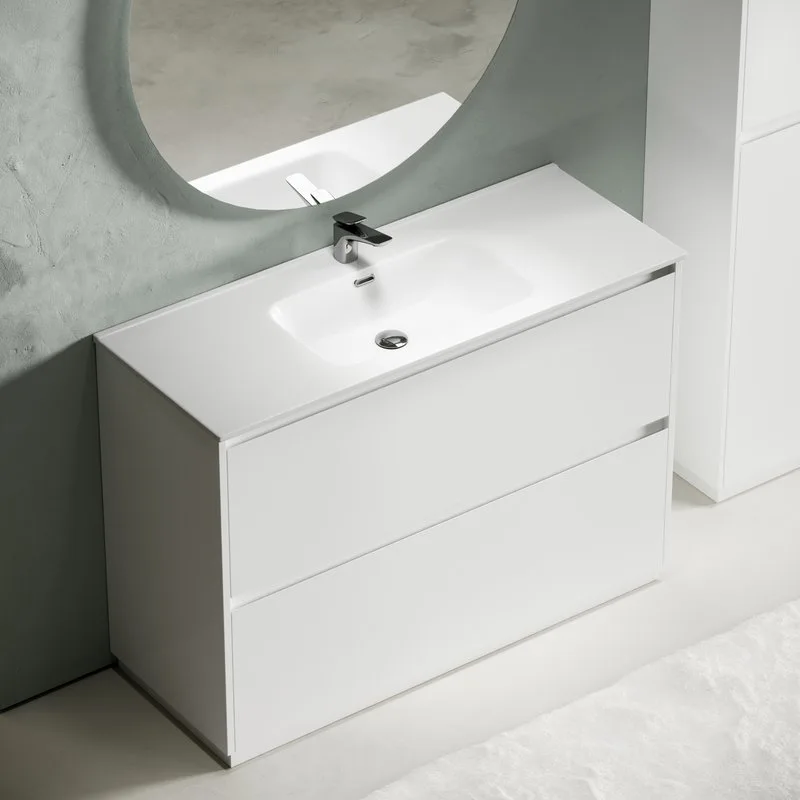 Тумба под раковину Sancos Libra Floor 120 напольный белый глянец, LB120F-1W Sancos — официальный сайт