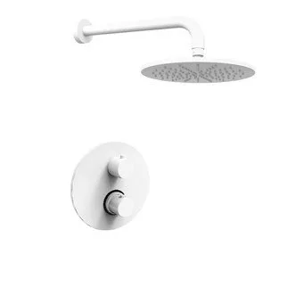 Душевой комплект Paffoni Light KITLIQ013BO С ВНУТРЕННЕЙ ЧАСТЬЮ, белый матовый Sancos — официальный сайт