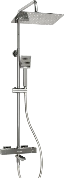 Душевая стойка Wasserkraft Aller A199.069.141.087.CH Thermo, с термостатом, хром
