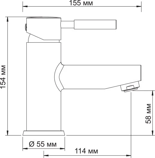 Смеситель для раковины Wasserkraft Main 4103 Sancos — официальный сайт