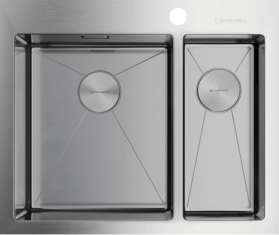 Мойка кухонная Omoikiri Akisame 60-2 L Sancos — официальный сайт