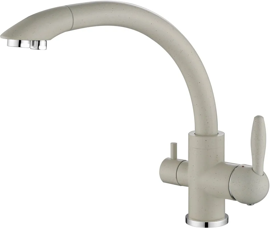 Смеситель для кухни Paulmark Essen Es213001-331 белый Sancos — официальный сайт