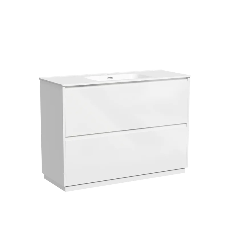 Тумба под раковину Sancos Libra Floor 120 напольный белый глянец, LB120F-1W Sancos — официальный сайт