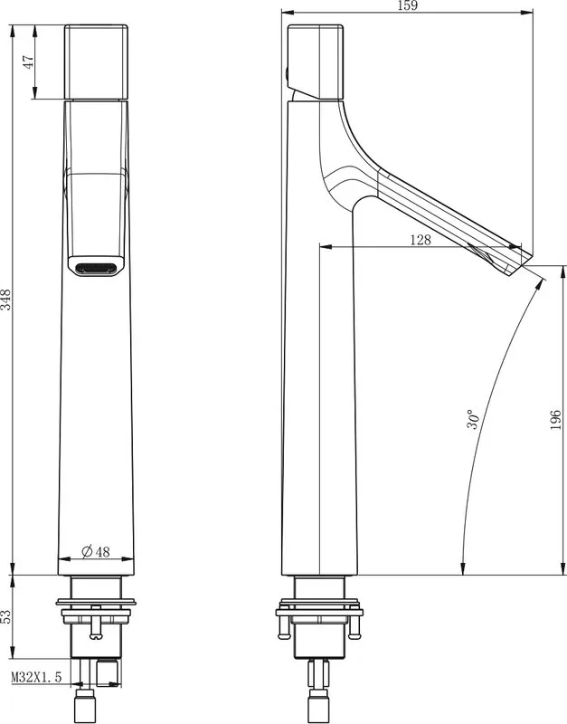 Смеситель для раковины Wonzon & Woghand WW-H1011-MW белый матовый Sancos — официальный сайт