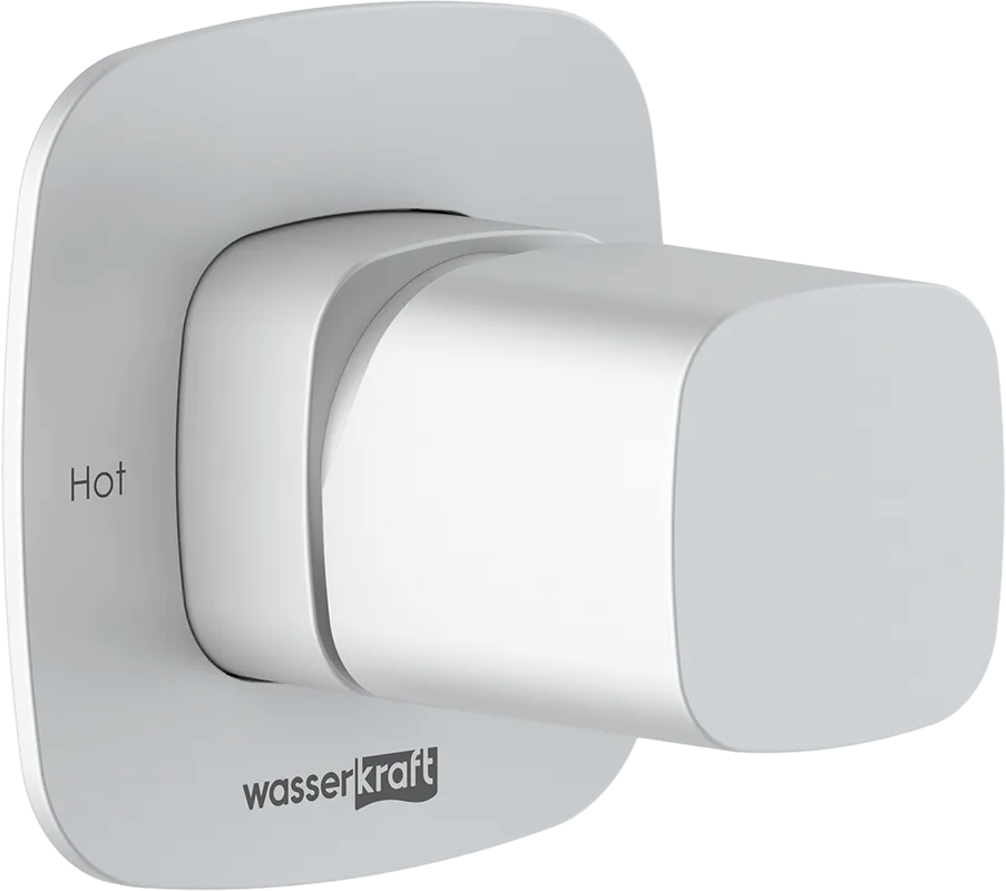 Встраиваемый смеситель Wasserkraft Saale 9551 С ВНУТРЕННЕЙ ЧАСТЬЮ. белый soft-touch Sancos — официальный сайт