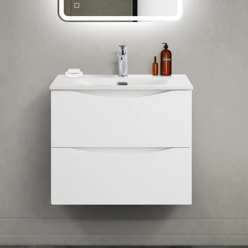 Тумба под раковину без столешницы BelBagno Marino-cer-mini 60 подвесная, bianco opaco Sancos — официальный сайт
