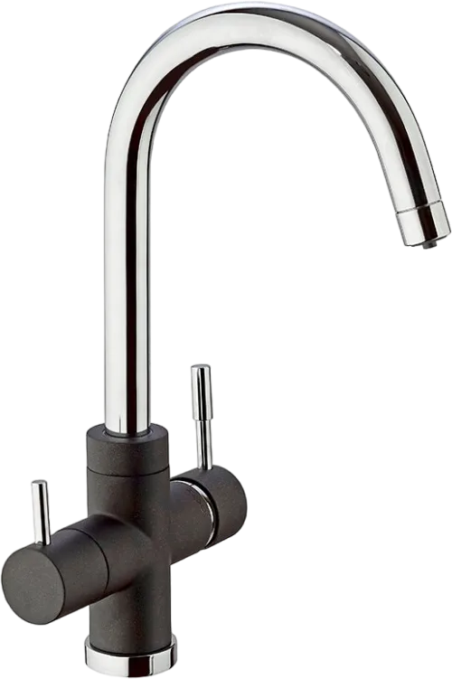 Смеситель для кухни Paini Cox 7844643CR3V11L2KM metallic black Sancos — официальный сайт