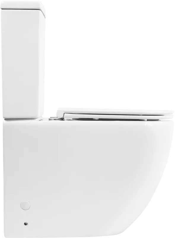 Унитаз-компакт напольный BelBagno Amanda BB051CPR BB870SC с микролифтом, безободковый, глянцевый бел Sancos — официальный сайт