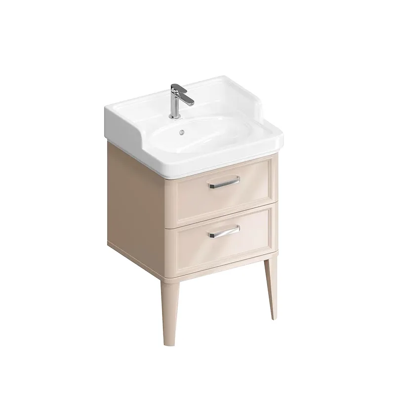 Тумба под раковину без столешницы KERAMA MARAZZI Pompei 60 напольная, с 2 ящиками, камео бежевый гля Sancos — официальный сайт