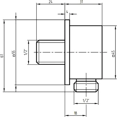 Шланговое подключение Migliore Quadra 30897, хром Sancos — официальный сайт