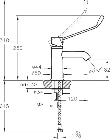 Смеситель для раковины VitrA AquaMed AquaMed A42312WSA для раковины Sancos — официальный сайт