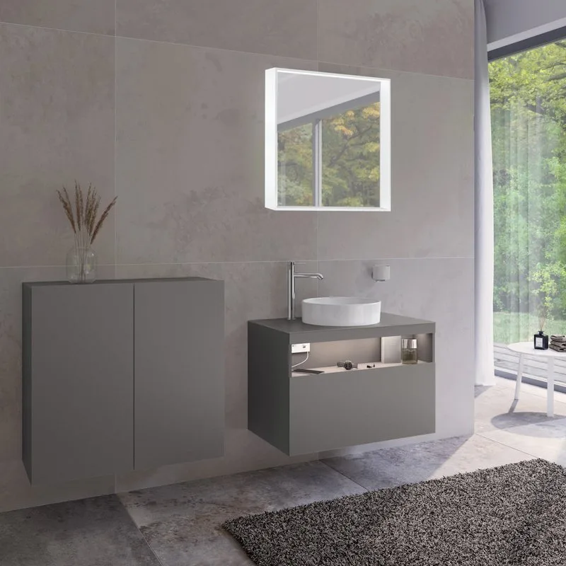 Шкаф Keuco Stageline 32812 инокс матовый Sancos — официальный сайт