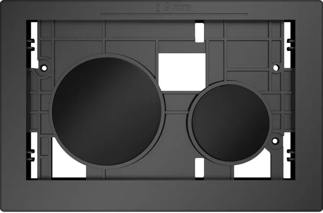 Кнопка смыва TECE Loop Modular 9240667 кнопка черная, стекло на выбор Sancos — официальный сайт