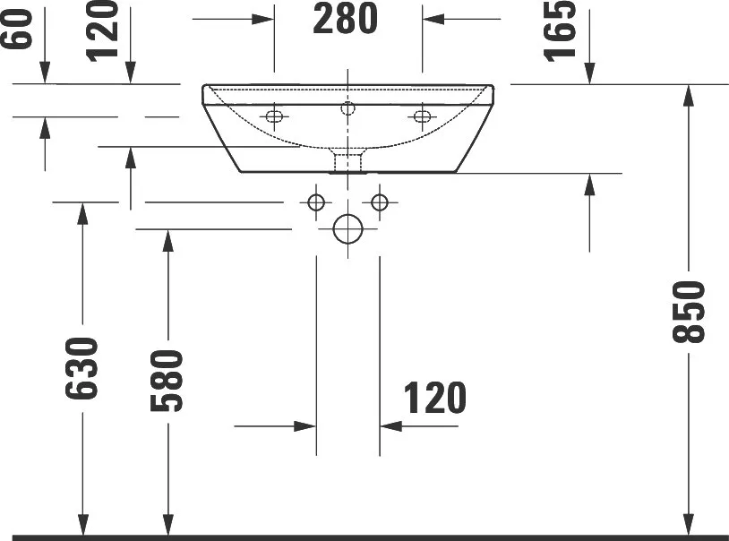 Раковина Duravit D-Neo 2366550000 Sancos — официальный сайт