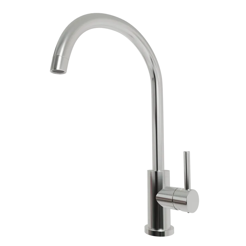 Смеситель для кухни Emar Steel ЕС - 3004 хром Sancos — официальный сайт