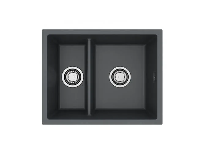 Мойка ALVEUS OMNI 50 GRANITAL DEEP BLACK-G90 550x450x198 с сифоном Sancos — официальный сайт