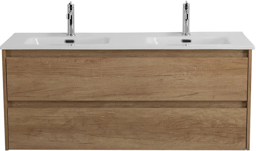 Тумба под раковину без столешницы BelBagno Kraft 120 для двоих, rovere nebrasca nature Sancos — официальный сайт