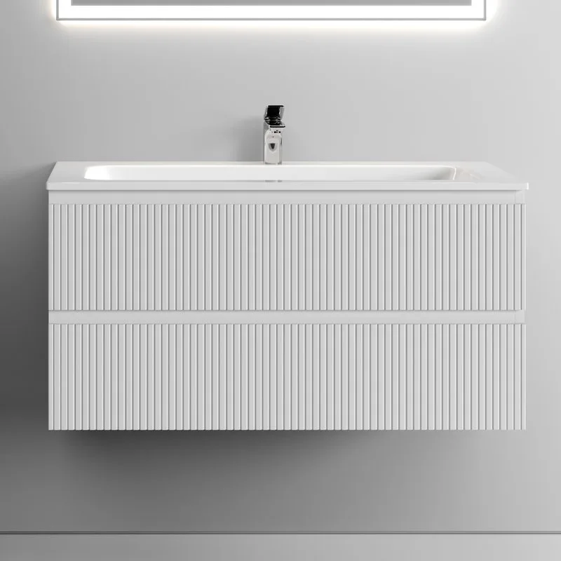 Тумба с раковиной Sancos Snob T 100 см, bianco Sancos — официальный сайт